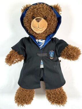 BUILD A BEAR Harry Potter Ravenclaw Uniform Bear Plush Hoodie Wizard Stuffed
